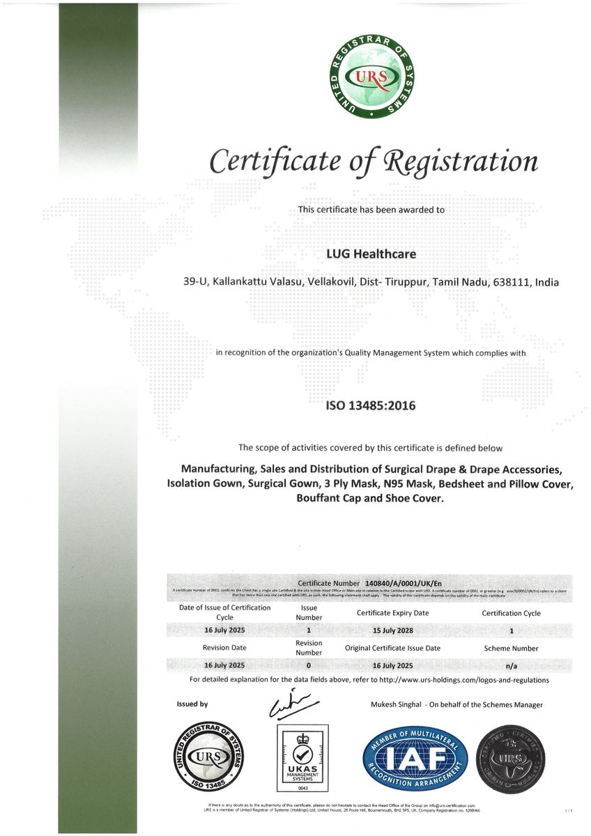 ISO 13485:2016 — Quality Management System